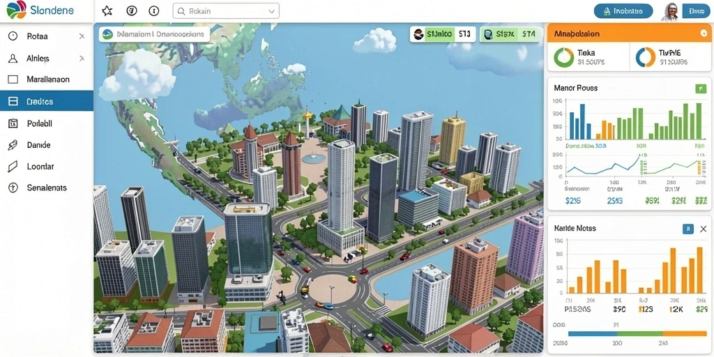 nekototo - Screenshot dari salah satu level dengan desain menarik.